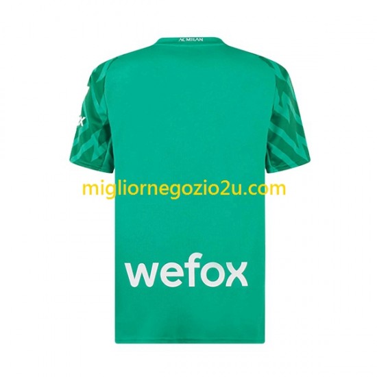 Maglia AC Milan Portiere Uomo Casa Divisa 2023-2024 Manica Corta