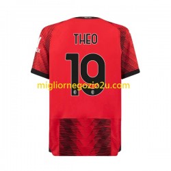 Maglia AC Milan Theo Hernandez 19 Uomo Casa Divisa 2023-2024 Manica Corta