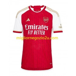 Maglia Arsenal Oleksandr Zinchenko 35 Bambino Casa Divisa 2023-2024 Manica Corta