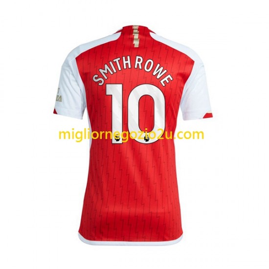 Maglia Arsenal Smith Rowe 10 Uomo Casa Divisa 2023-2024 Manica Corta