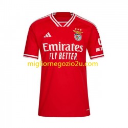 Maglia Benfica Uomo Casa Divisa 2023-2024 Manica Corta