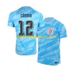 Maglia Corinthians Cassio 12 Portiere Uomo Casa Divisa 2023-2024 Manica Corta
