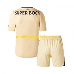 Maglia FC Porto Bambino Trasferta Divisa 2023-2024 Manica Corta