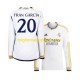Maglia Real Madrid Fran Garcia 20 Uomo Casa Divisa 2023-2024 Manica Lunga