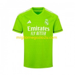 Maglia Real Madrid Thibaut Courtois 1 Portiere Uomo Casa Divisa 2023-2024 Manica Corta