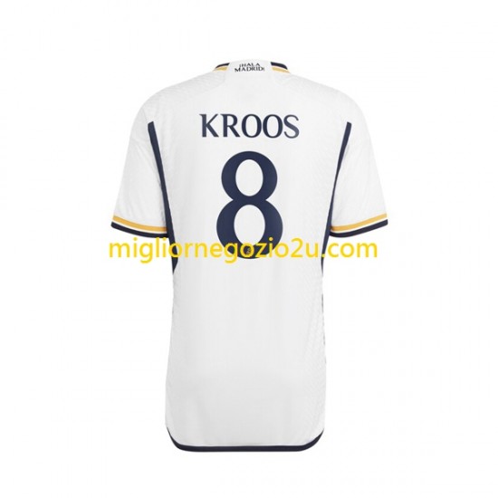 Maglia Real Madrid Kroos 8 Uomo Casa Divisa 2023-2024 Manica Corta
