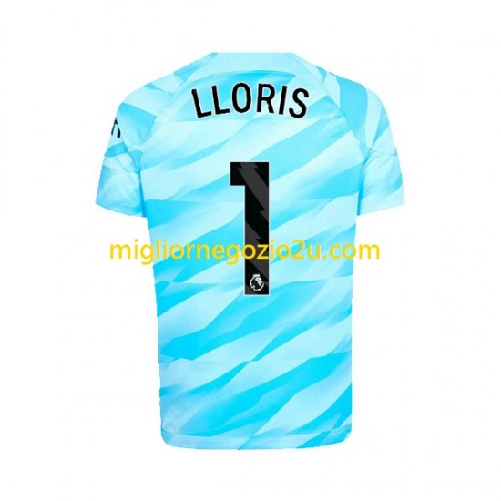 Maglia Tottenham Hotspur Hugo Lloris 1 Portiere Uomo Casa Divisa 2023-2024 Manica Corta