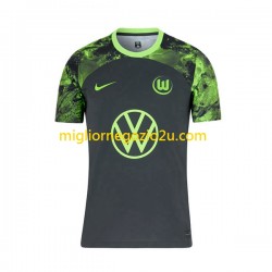 Maglia VfL Wolfsburg Uomo Trasferta Divisa 2023-2024 Manica Corta