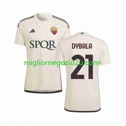 Maglia AS Roma Paulo Dybala 21 Uomo Trasferta Divisa 2023-2024 Manica Corta