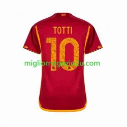 Maglia AS Roma Totti 10 Uomo Casa Divisa 2023-2024 Manica Corta