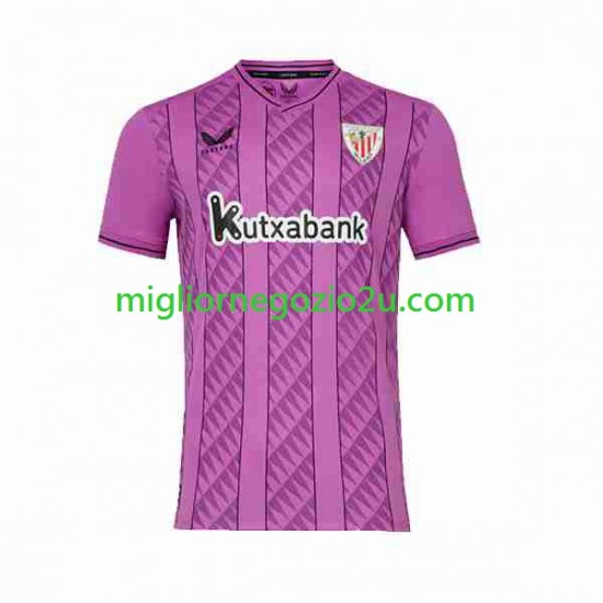 Maglia Athletic Bilbao Portiere Uomo Trasferta Divisa 2023-2024 Manica Corta
