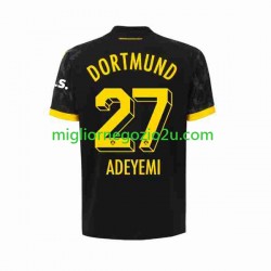 Maglia Borussia Dortmund Karim Adeyemi 27 Uomo Trasferta Divisa 2023-2024 Manica Corta