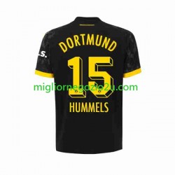 Maglia Borussia Dortmund Mats Hummels 15 Uomo Trasferta Divisa 2023-2024 Manica Corta