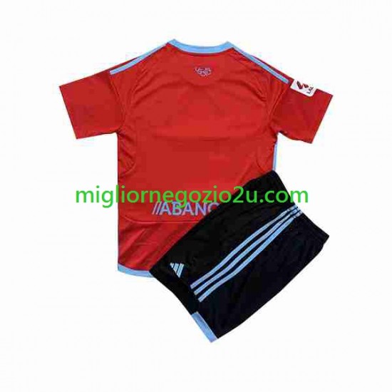 Maglia Celta de Vigo Bambino Trasferta Divisa 2023-2024 Manica Corta