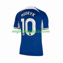 Maglia Chelsea Mykhaylo Mudryk 10 Uomo Casa Divisa 2023-2024 Manica Corta