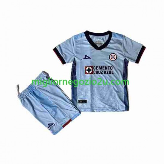 Maglia Cruz Azul Bambino Trasferta Divisa 2023-2024 Manica Corta