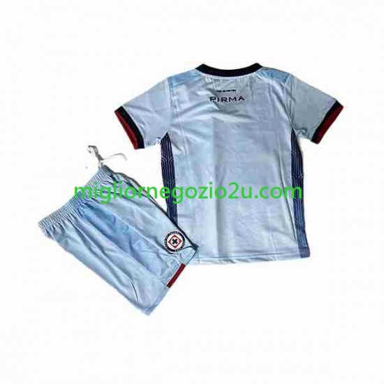 Maglia Cruz Azul Bambino Trasferta Divisa 2023-2024 Manica Corta