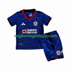 Maglia Cruz Azul Bambino Casa Divisa 2023-2024 Manica Corta