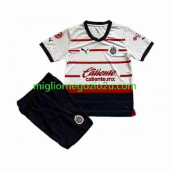 Maglia Deportivo Guadalajara Bambino Trasferta Divisa 2023-2024 Manica Corta