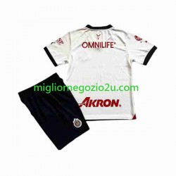 Maglia Deportivo Guadalajara Bambino Trasferta Divisa 2023-2024 Manica Corta
