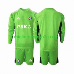 Maglia Dinamo Zagreb Portiere Bambino Casa Divisa 2023-2024 Manica Lunga