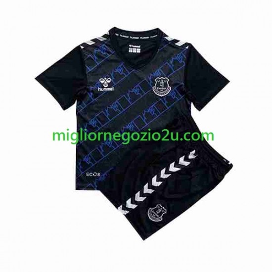 Maglia Everton Portiere Bambino Trasferta Divisa 2023-2024 Manica Corta
