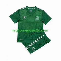 Maglia Everton Portiere Bambino Casa Divisa 2023-2024 Manica Corta