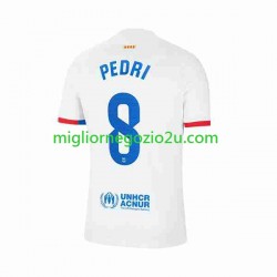 Maglia FC Barcelona Pedri 8 Uomo Trasferta Divisa 2023-2024 Manica Corta