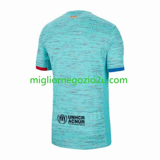 Maglia FC Barcelona Uomo Terza Divisa 2023-2024 Manica Corta