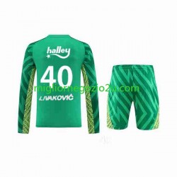 Fenerbahce Livakovic 40 Footbal Kit Portiere Casa Divisa 2023-2024 Manica Lunga