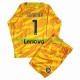 Maglia Inter Milan Sommer 1 Portiere Bambino Casa Divisa 2023-2024 Manica Lunga