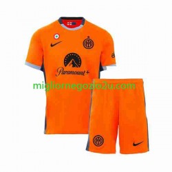 Maglia Inter Milan Bambino Terza Divisa 2023-2024 Manica Corta