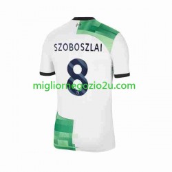 Maglia Liverpool Dominik Szoboszlai 8 Uomo Trasferta Divisa 2023-2024 Manica Corta