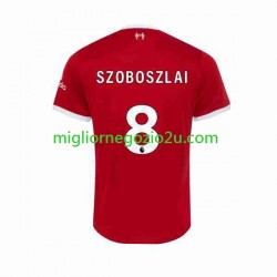 Maglia Liverpool Dominik Szoboszlai 8 Uomo Casa Divisa 2023-2024 Manica Corta