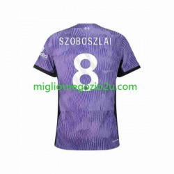 Maglia Liverpool Dominik Szoboszlai 8 Uomo Terza Divisa 2023-2024 Manica Corta