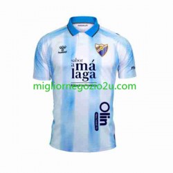 Maglia Málaga CF Uomo Casa Divisa 2023-2024 Manica Corta