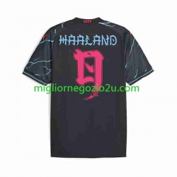 Maglia Manchester City Haaland 9 Special Printing Uomo Terza Divisa 2023-2024 Manica Corta