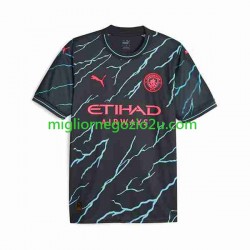 Maglia Manchester City Haaland 9 Special Printing Uomo Terza Divisa 2023-2024 Manica Corta