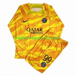 Maglia Paris Saint-Germain DONNARUMMA 99 Portiere Bambino Trasferta Divisa 2023-2024 Manica Lunga