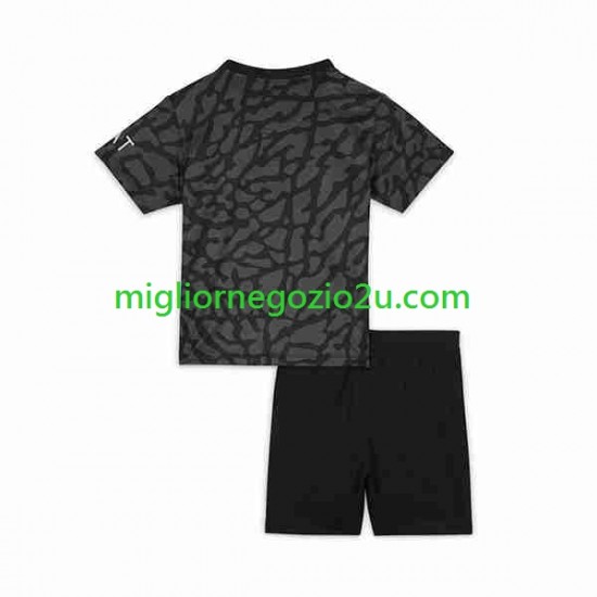 Maglia Paris Saint-Germain Bambino Terza Divisa 2023-2024 Manica Corta