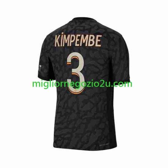 Maglia Paris Saint-Germain Kimpembe 3 Uomo Terza Divisa 2023-2024 Manica Corta