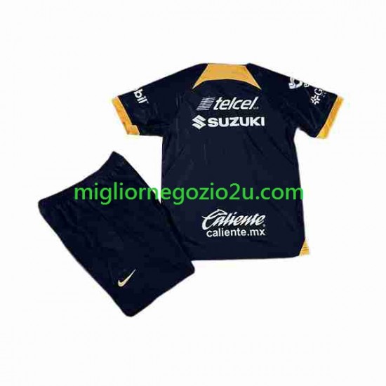 Maglia Pumas UNAM Bambino Trasferta Divisa 2023-2024 Manica Corta