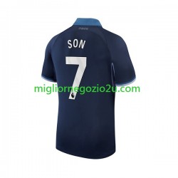 Maglia Tottenham Hotspur Son Heung-min 7 Uomo Trasferta Divisa 2023-2024 Manica Corta