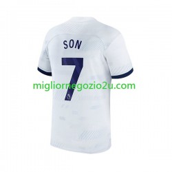 Maglia Tottenham Hotspur Son Heung-min 7 Uomo Casa Divisa 2023-2024 Manica Corta