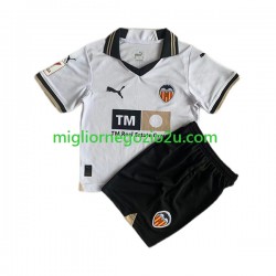 Maglia Valencia CF Bambino Casa Divisa 2023-2024 Manica Corta