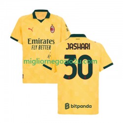 Maglia AC Milan Ardon Jashari 30 Uomo Terza Divisa 2025-2026 Manica Corta