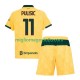Maglia AC Milan Christian Pulisic 11 Bambino Terza Divisa 2025-2026 Manica Corta