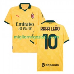 Maglia AC Milan Rafael Leao 10 Uomo Terza Divisa 2025-2026 Manica Corta