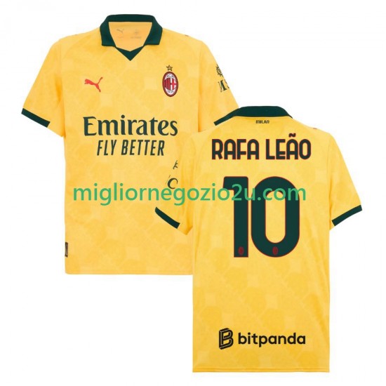 Maglia AC Milan Rafael Leao 10 Uomo Terza Divisa 2025-2026 Manica Corta