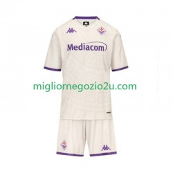 Maglia ACF Fiorentina Bambino Trasferta Divisa 2025-2026 Manica Corta